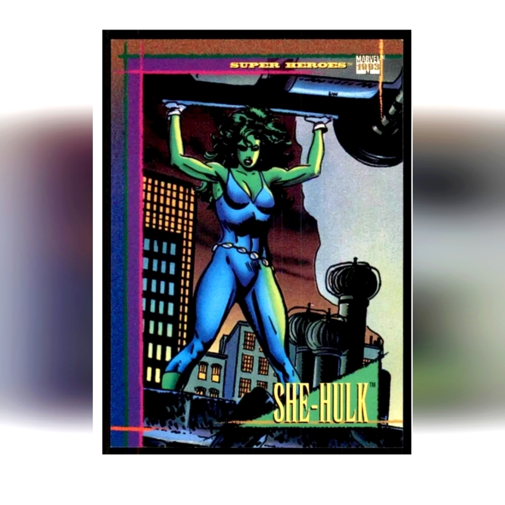 She Hulk Trading Card🦸 Marvel Universe 🔥